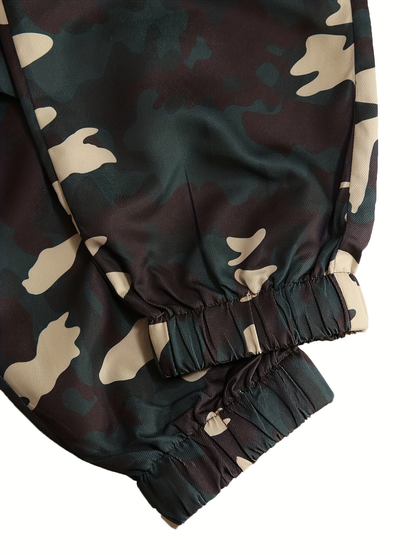 Camouflage Cargo Pants Men Drawstring Joggers