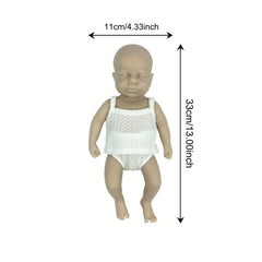 33cm Silicone Reborn Baby Doll Waterproof Unpainted Boy/Girl