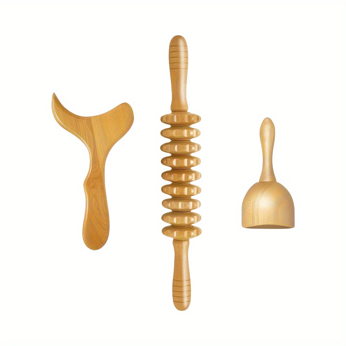 Wooden Massage Tools for Body Shaping and Lymphatic Drainage