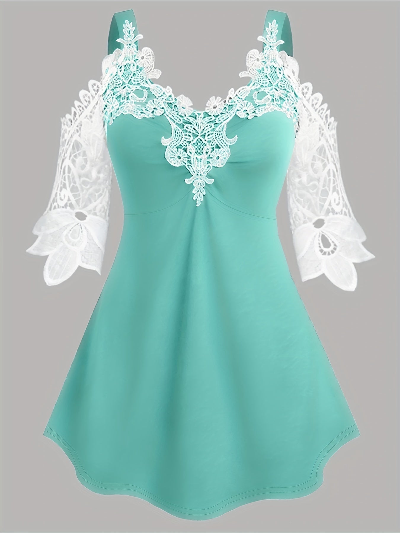 Casual Lace Off Shoulder Tank Top