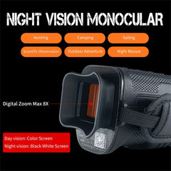 1080P Monocular Night Vision Infrared Telescope 5x Zoom