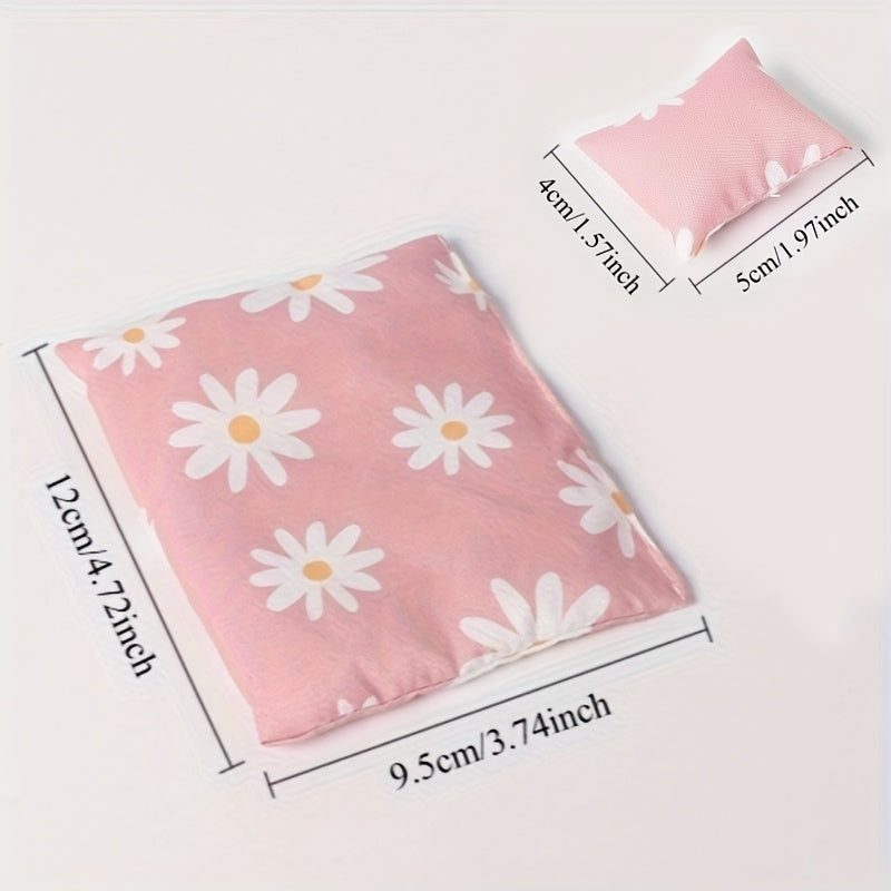 1:12 Dollhouse Bedding Set Quilt Pillowcase Sheet