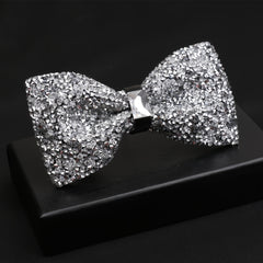 Crystal Bow Tie Gypsophila Rhinestone Men's Banquet Bow Tie