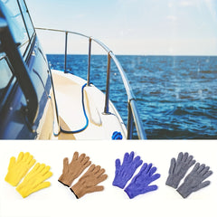 Green Microfiber Cleaning Gloves for Dusting Kitchen Furniture Car Interiors