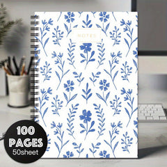 Flower Spiral Notebook 1pc Journal School & Office Supplies Gift