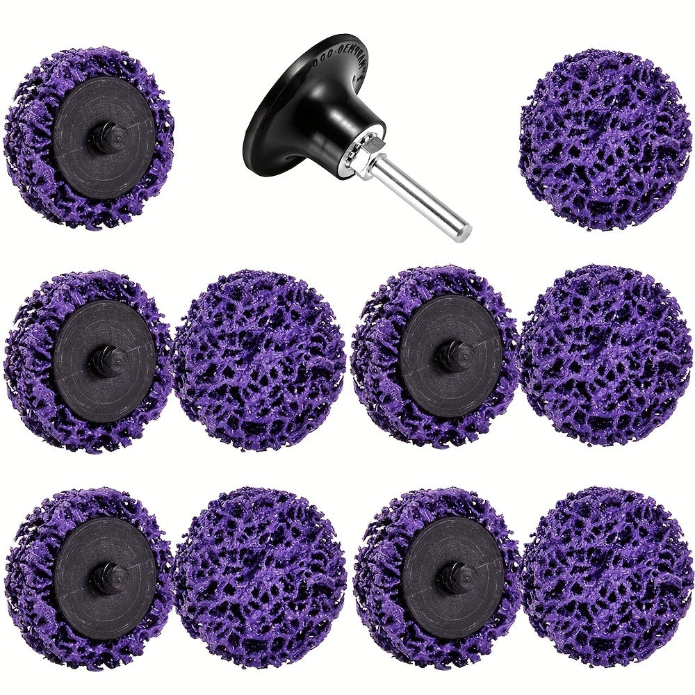 12pcs Strip Discs for Rust Removal, Welds, Oxidation & Paint
