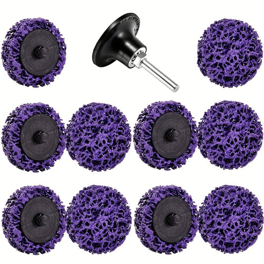 12pcs Strip Discs for Rust Removal, Welds, Oxidation & Paint