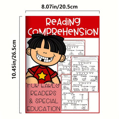 21 Pages Kids Early Reading Comprehension Worksheets - Phonics