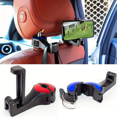 Universal Car Headrest Phone Holder 360 Rotation Multifunctional