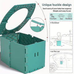 Portable Folding Toilet with Bag - Convenient Potty Training