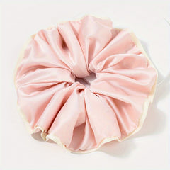 Satin Hair Tie Style Hair Rope Ruffled Ponytail Holder Hair Tie
