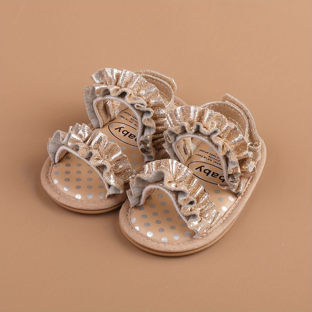 Baby Girls Breathable Open Toe Sandals Lightweight Anti Slip Comfortable