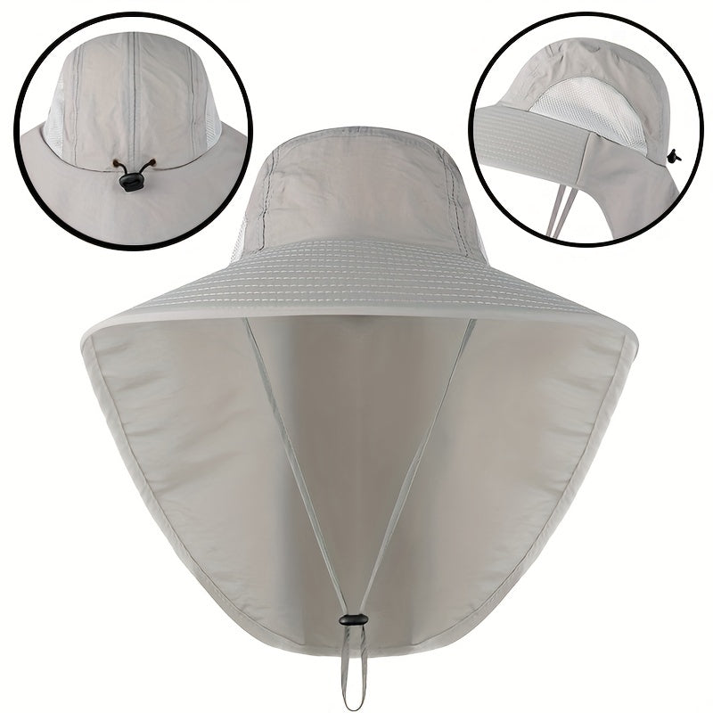 Outdoor Bucket Hat Men's Women's Summer Sunscreen UV Protection Fishing Hat