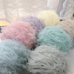 50g Hand Mixed Fine Thread Soft Mink Velvet DIY Scarf Sweater