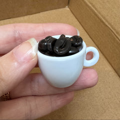 Bulk Mini Resin Coffee Beans for Home Decor - 100g