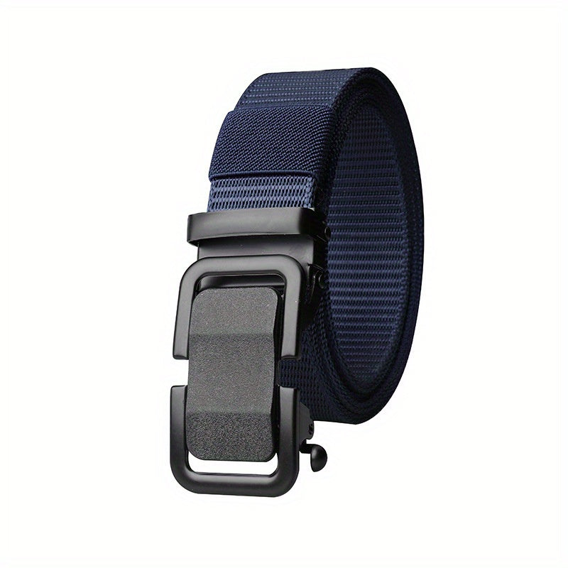 Metal Buckle Belt Unisex Nylon Canvas Casual Tactical Jeans Pants Belt