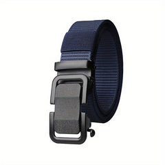 Metal Buckle Belt Unisex Nylon Canvas Casual Tactical Jeans Pants Belt