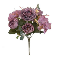 1pc Silk Rose Bouquet Artificial Flowers Home Decor