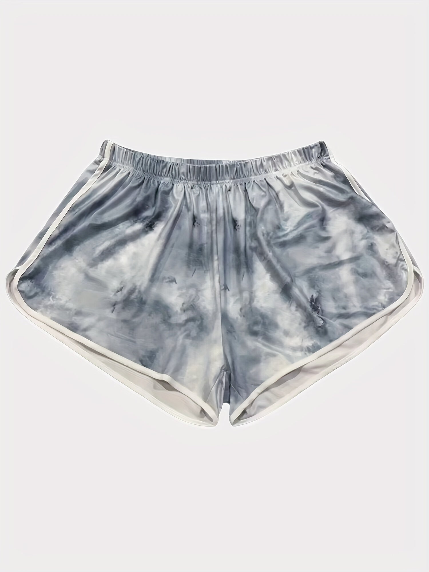 Women's Plus Tie Dye High Rise Sporty Shorts