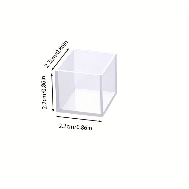 Large Transparent Silicone Cube Mold for Resin Casting