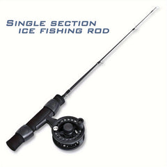 Single Section Ice Fishing Rod & Fast Raft Rod Winter Fishing Set