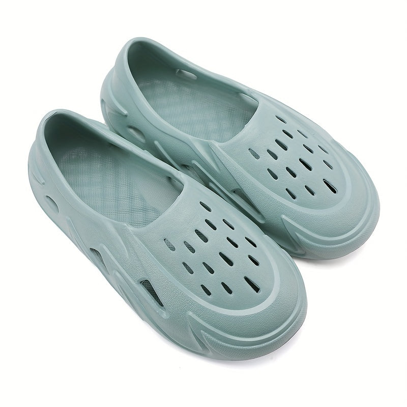Men's Lightweight Comfy Clogs Hollow Out Non Slip Garden Shoes