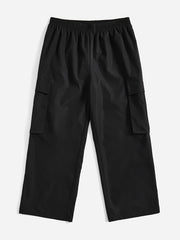 Wide Leg Cargo Trousers With Pockets