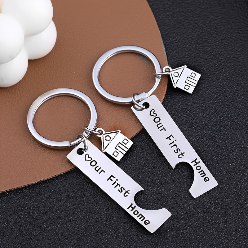 1 Pair Home Keychain Pendant Creative Decoration For Car Backpack Wallets