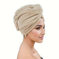 Soft Hair Drying Cap Thickened Hair Towel for Women