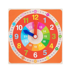 Wooden Educational Clock Toy for Kids - Time Learning Development Gift