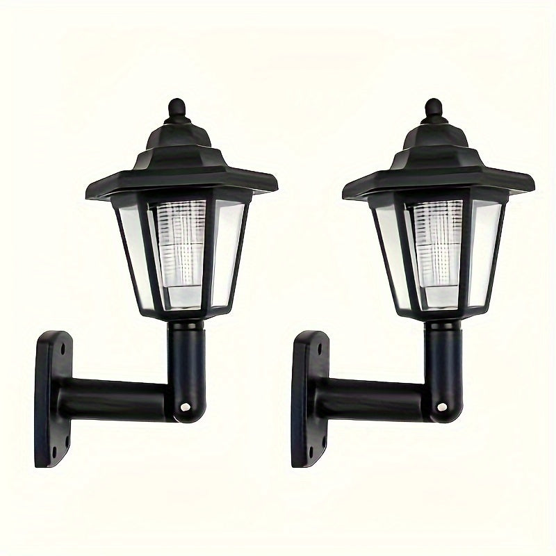 Retro Solar Hexagonal Lamp Ground Insert Lawn Light