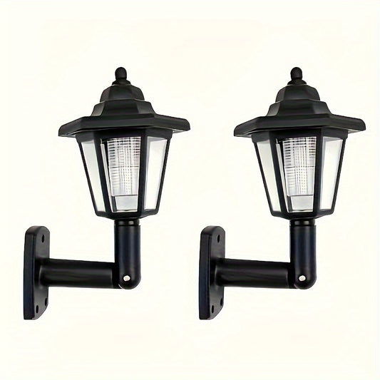 Retro Solar Hexagonal Lamp Ground Insert Lawn Light