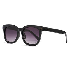 Large Square Frame Sunglasses Women's Gradient Eyewear