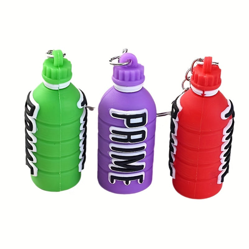 Creative Beverage Bottle Silicone Key Chain Men's Small Gift