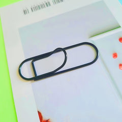 4pcs Metal Pen Clips Bookmark for Notebooks Paper Clip Stationery Tool