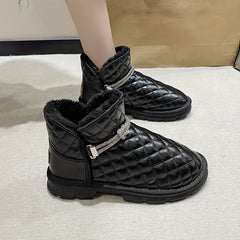 Women's Non slip Thickened Snow Boots Outdoor Warm Boots Shoes