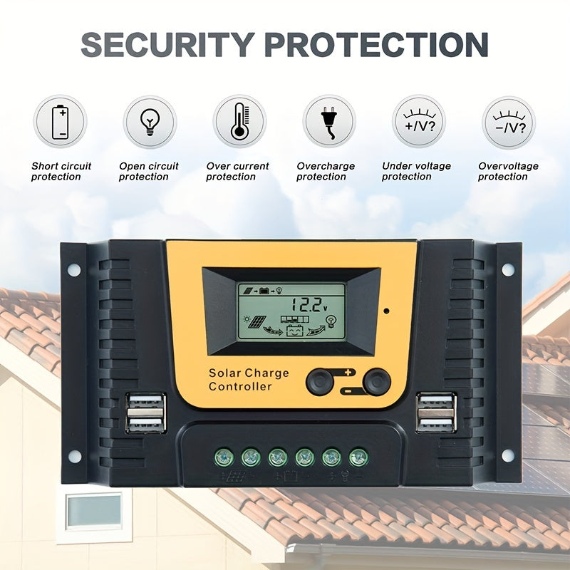 1pc Solar Charge Controller For Lithium Solar Panel Regulator