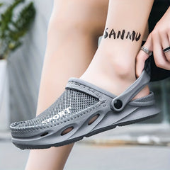 Men's Mesh Breathable Clogs Non Slip Garden Shoes