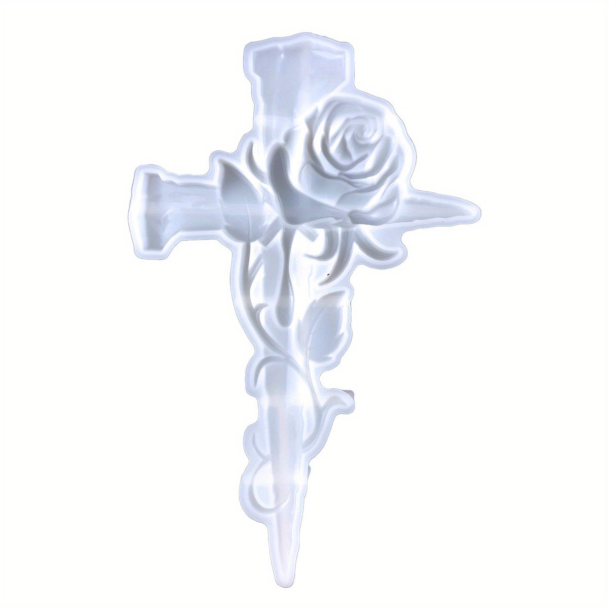 Rose Cross Resin Casting Molds for Home Wall Decor Craft