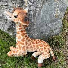 Realistic Giraffe Plush Stuffed Animal Soft Polyester Fiber Home Decor Gift