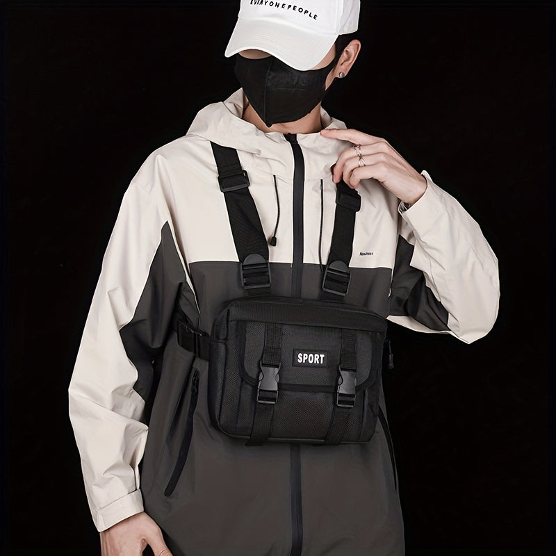 Men's Casual Chest Bag Outdoor Sports Cycling Chest Bag
