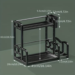 Spice Dressing Board Organizer Rack Rest Cutlery Kitchen Tool Acces