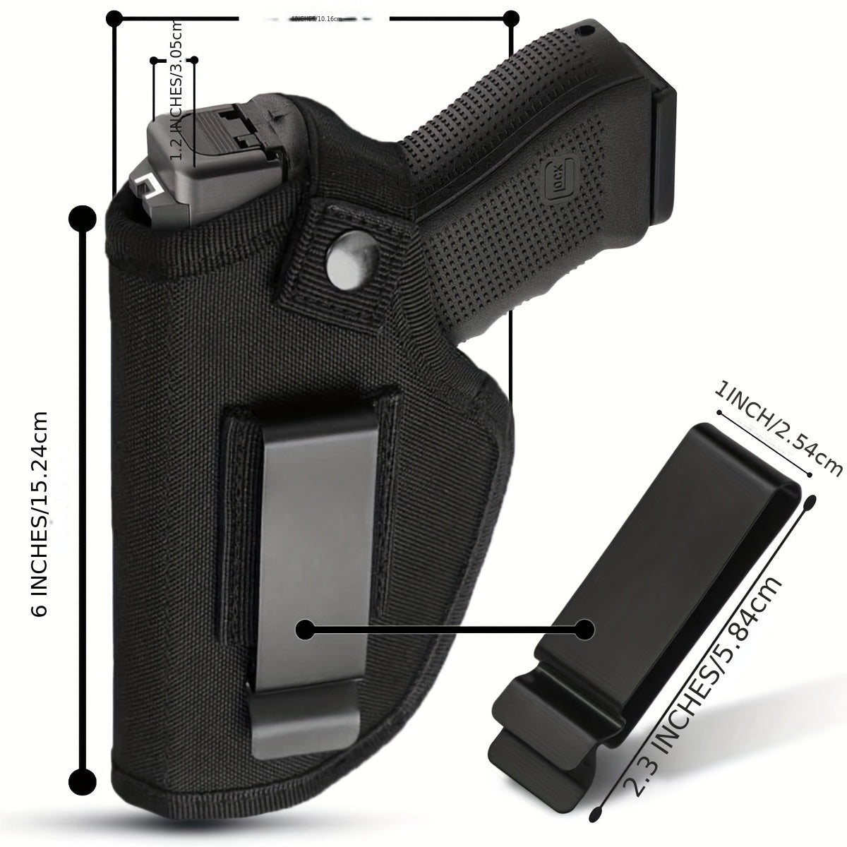 Tactical Holster Quick Draw Hidden Pocket Carrying Case