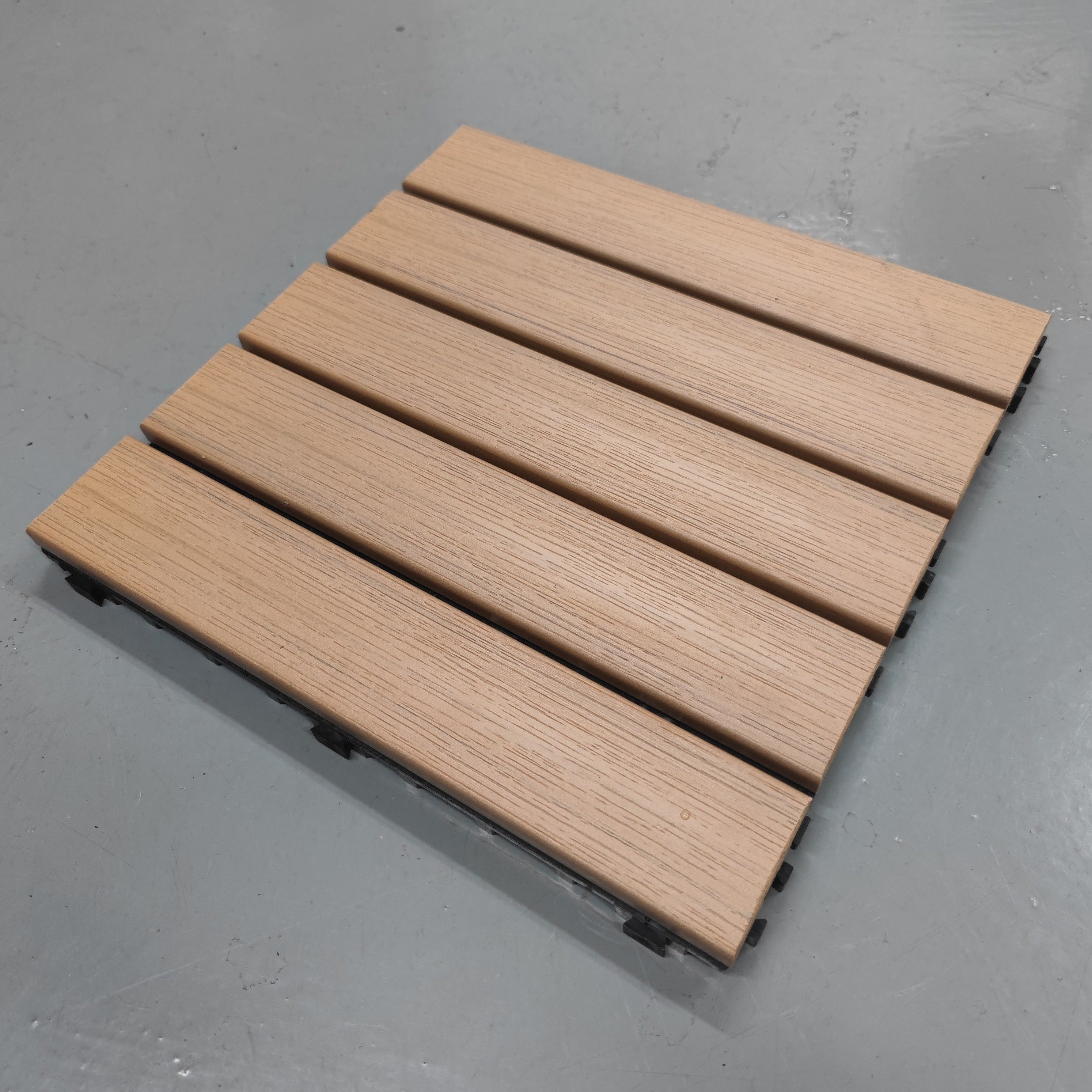 6pcs High Plastic Wood Flooring Terrace Garden Anticorrosive Waterproof