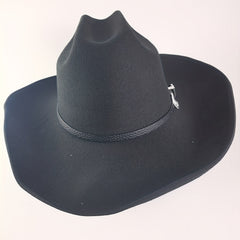 Mens Tweed Western Cowboy Hat Cocked Hump Autumn Winter Riding Hat