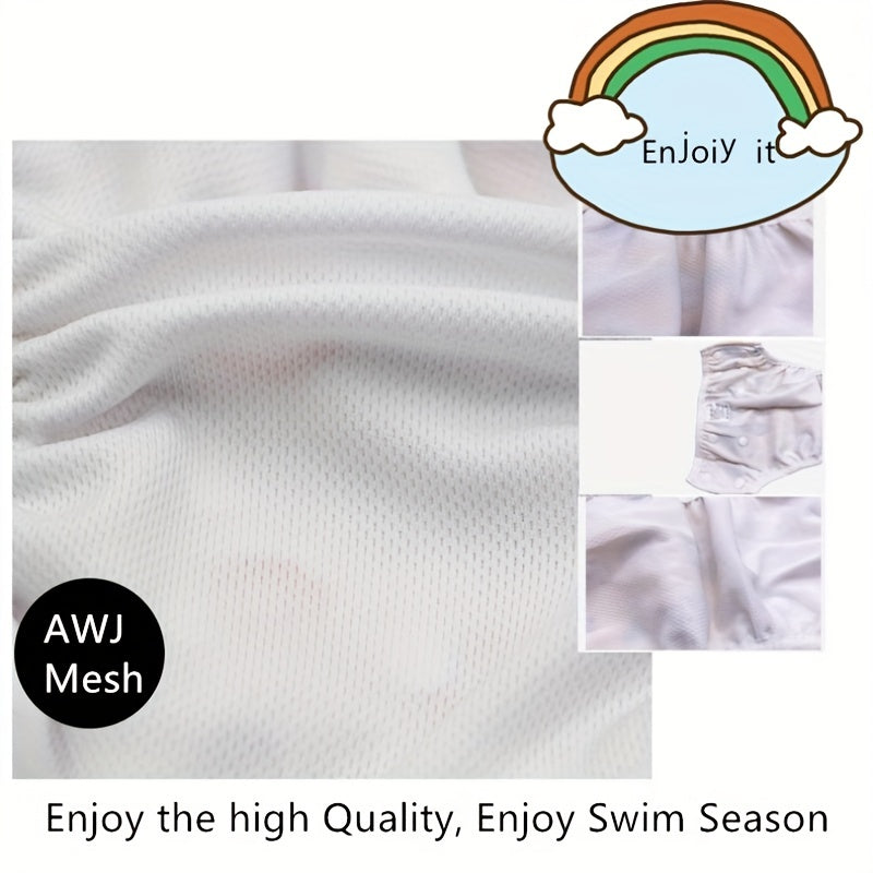 Adjustable Reusable Swim Diaper for Toddlers 9-36 Months