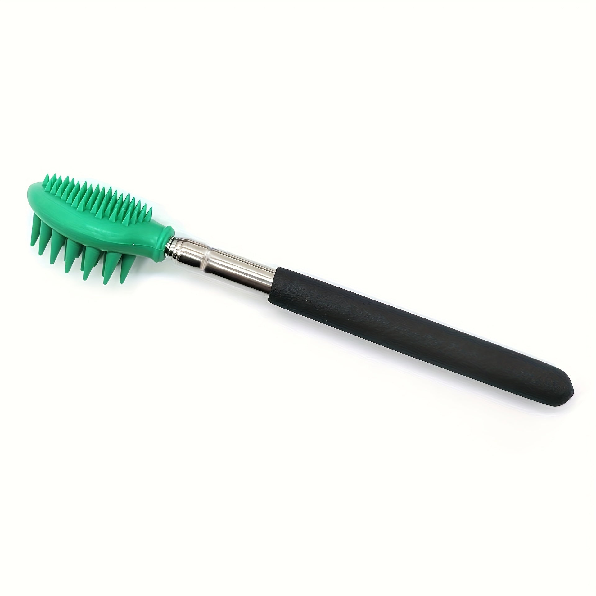 Telescoping Back Scratcher Massager Kit Silicone Scratching Surface