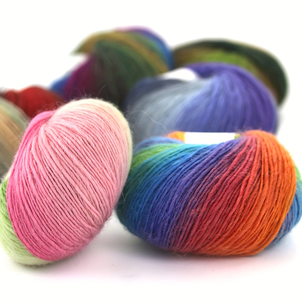 Icelandic Wool Dyed Yarn for Weaving 3-Roll Set 150g Soft Comfortable