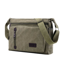 Men Canvas Bag Travel Hiking Cross Body Messenger Retro