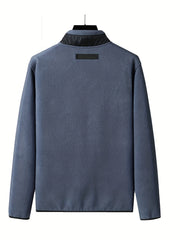 Cozy Plush Fleece Jacket Men's Winter Coat